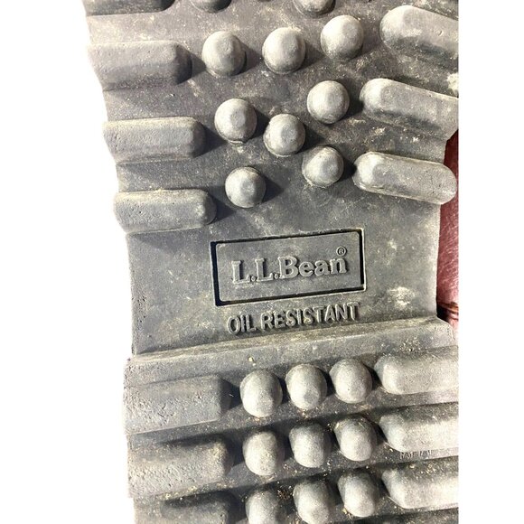 LL Bean Gore-Tex Leather Work Boots Oil Resistant 10" Boot Brown Size 12 - Picture 9 of 16